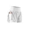 Loose-fitting High-waisted Ruffled Yoga Shorts by My Store