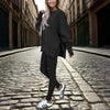 Women’s Solid Color 2-Piece Tracksuit — Crewneck Sweatshirt by FitiqueFit