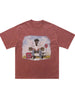 Men's Graphic Oversized Washed T-Shirt by Simply Love