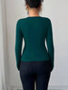 Twist Front Ring Detail Long Sleeve T-Shirt by Simply Love