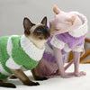 Hairless Cat Warm Sweater Pet Cat Clothes by My Store