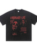 Men's Vintage Graphic Print Oversized T-Shirt by Simply Love