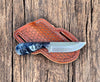Custom Belt Knife with Epoxy Resin Handle – 8" Rasp Steel