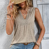 V-Neck Top for Women – Casual Loose-Fit Summer Blouse by FitiqueFit