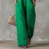 Linen Blend Sleeveless Stand-Collar Jumpsuit – 5 Colors S–3XL by FitiqueFit