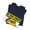 No Taco Tariffs Tee | taco pun, tariff backtrack protest typography by Tristan’s Treehouse