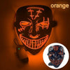 Cold Light Halloween Mask Led Luminous by My Store