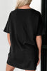 Graphic Round Neck Short Sleeve Oversized T-Shirt by Simply Love