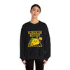 Tacos Not Tariffs Sweatshirt | taco pun, protest typography by Tristan’s Treehouse
