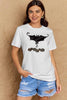 Simply Love Full Size Bat & Pumpkin Graphic Cotton T-Shirt by Simply Love