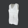 Women’s Solid Color Thin White Pullover Vest by FitiqueFit