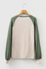 Camel Waffle Color Block Raglan Sleeve Top by Wild and Free Boutique