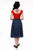 Doris Skirt in Heartbreaker - Small only by Retrolicious
