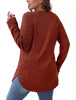 Casual Ribbed Knit Long Sleeve T-Shirt by Simply Love
