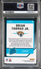 Graded 2024 Panini Donruss Optic Brian Thomas Jr. #214 Rookie RC Football Card PSA 8 Near Mint by Hall of Fame Sports Memorabilia