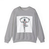 Loud Self-Care Metal Font Crewneck | gothic wellness quote, edgy self-care merch by Tristan’s Treehouse