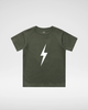 WHITE BOLT TEE - CYPRESS by LITTLE RAD THINGS
