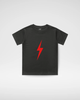 CRIMSON BOLT TEE - BLACK by LITTLE RAD THINGS