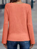 Textured Knit Long Sleeve T-Shirt by Simply Love