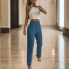 Women's High-Waisted Straight Leg Pants by FitiqueFit