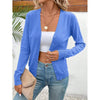Women’s V‑Neck Button‑Down Cardigan Knit Sweater by FitiqueFit