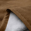 Sherpa-Lined Duffle Toggle Jacket with Hood — Warm Hooded Fleece Coat by FitiqueFit