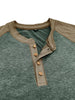Men's Raglan Henley Color Block T-Shirt