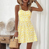 Women's Floral Print Cami Dress by FitiqueFit