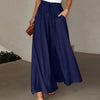 Women's High Waist Wide Leg Pants by FitiqueFit