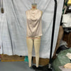 Women's Elegant Sleeveless Mock Neck Top by FitiqueFit