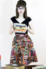 Don't Judge a Book by its Cover A-Line Skirt by Retrolicious