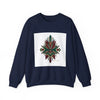 Dark Geometric Crest Crewneck | Gothic Occult Art Sweatshirt by Tristan’s Treehouse