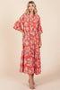 New Summer Abstract Leaf Print Tiered Ruffle Dress For Women – Playful and Artistic Dress with Eye-Catching Ruffle Details by Stevvex