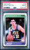 Graded 1988-89 Fleer John Stockton #115 Rookie RC Basketball Card PSA 8 Near Mint by Hall of Fame Sports Memorabilia