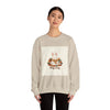 Stay Cozy Bunny sweatshirt | cute animal illustration, winter forest art by Tristan’s Treehouse