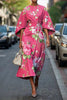 Geometric Print Batwing Sleeve Flowy Maxi Dress – 12 Styles, XS–XXXL by FitiqueFit