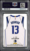 Graded 2018 Panini Threads Jalen Brunson #124 Dazzle Rookie RC Basketball Card PSA 10 Gem Mint