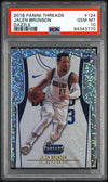 Graded 2018 Panini Threads Jalen Brunson #124 Dazzle Rookie RC Basketball Card PSA 10 Gem Mint