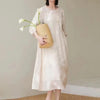 Women's Fashion Personality Linen Dress by FitiqueFit