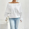 Plus Size Off Shoulder Pullover by FitiqueFit