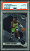 Graded 2020 Panini Mosaic Anthony Edwards #201 Variation Rookie RC Basketball Card PSA 10 Gem Mint