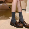 Women's Chunky Heel Buckle Loafer Shoes by FitiqueFit