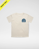 CAR CLUB USA TEE - CREAM (FRONT ONLY) by LITTLE RAD THINGS