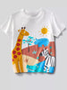Children's Animal Print Short Sleeve T-Shirt by Simply Love