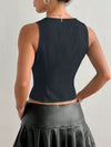 Tied Front V-Neck Tank