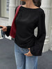Tied Long Sleeve T-Shirt by Simply Love