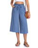 Women’s Elastic Cropped Wide-Leg Pants by FitiqueFit