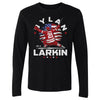 Dylan Larkin Detroit USA Flag Celebration WHT by 500 LEVEL
