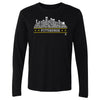 Pittsburgh Hockey Roster Skyline 23 WHT by 500 LEVEL