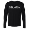 500 LEVEL Wordmark WHT